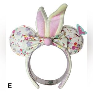 Disney Bunny Minnie Mouse Ears Headband Thumper White Rabbit Easter Spring NWT E